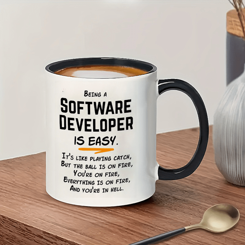 The Office Tech - Yazılım Geliştiricisi Mizahı 11oz Seramik Kupa
