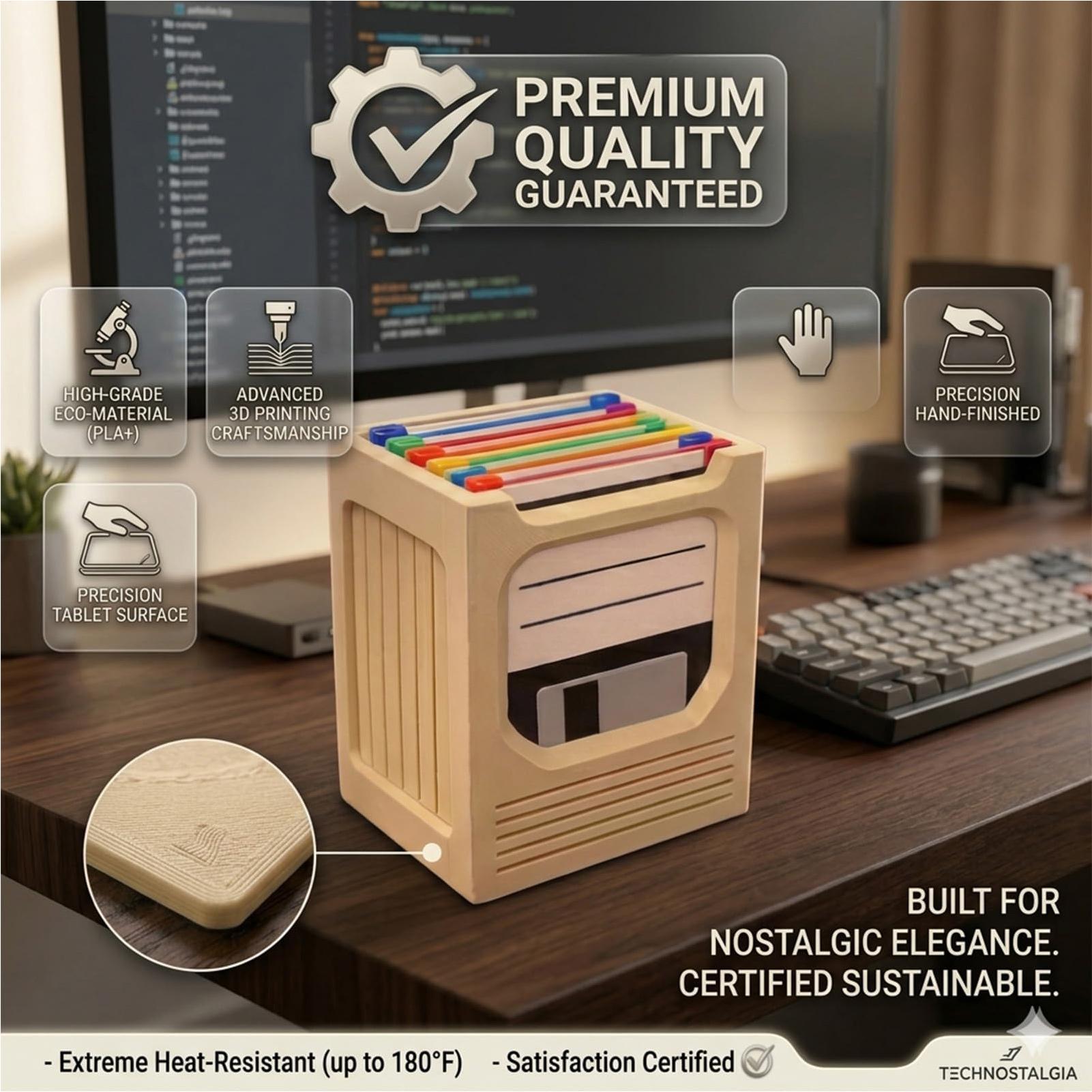 The Office Tech - Retro Teknoloji Bardak Altlığı Seti Retro